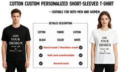 Personalized Teacher Work Identity Tee Custom Text Photo Logo Daily Wear T-Shirt