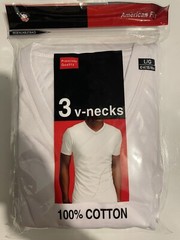 Marco Giovanni PREMIUM Large V-Neck Cotton Shirts 3pcs/pack