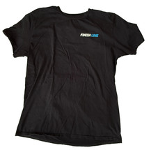 LOT 2 FINISH LINE DOUBLE SIDED BLACK UNIFORM SHORT SLEEVE T SHIRT MENS M 38×25