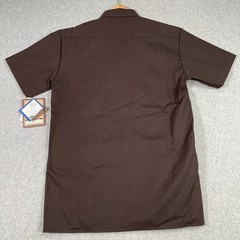 Vintage NWT Dickies Work Shirt Mens Medium Brown Button Up Deadstock NWT 90s USA