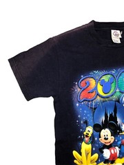 Vintage 2004 Disney Dreams Florida Graphic T-Shirt S Navy Blue Y2K