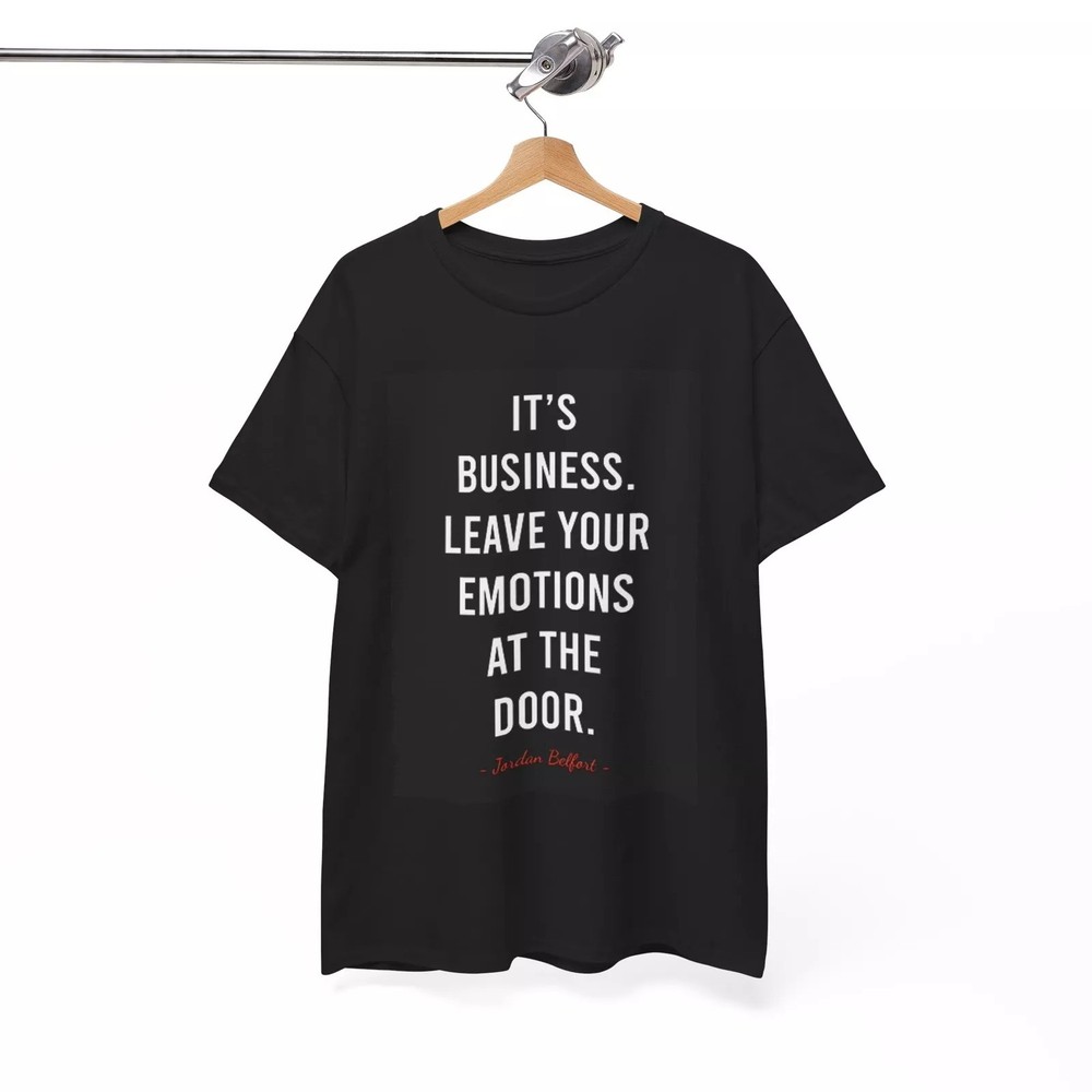 Its Business Graphic T Shirt Wolf Of Wall Street Unisex Heavy Cotton Tee