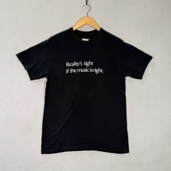 VTG Toro Y Moi T Shirt M Black Reality is Tight if the Music is Right Company