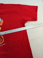 Playa Del Carmen Seahorse Graphics Mens XL Red Cottton T-shirt