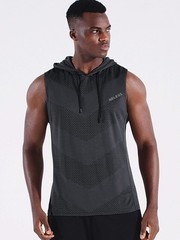 NELEUS Men’s Workout Tank Tops Sleeveless Running Shirts with Hoodie,5098,3 P…