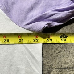 Vintage 70s Thin Cal Cru White And Lilac Blank Raglan Men’s Size XL Thin