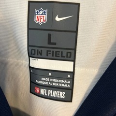 Nike Dallas Cowboys Tony Romo 9 NFL On Field Jersey Mens Large Navy Blue White