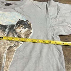 VTG 80s Habitat Softwear Silverton Colorado Wolf Moon Cal Cru T-shirt Adult XL