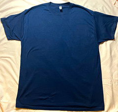 JERZEES Dri-Power Men’s XL Navy Blue Regular Fit Crew Neck Short Sleeve T-Shirt