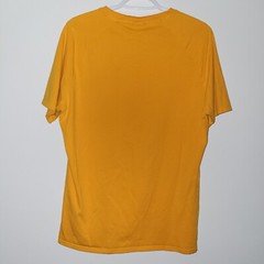 Gymshark Workout T-Shirt Men’s Size Large Yellow Orange Short Sleeve