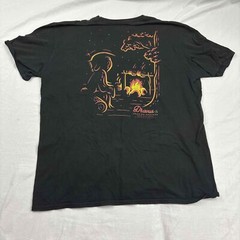 Dravus Co. Mens Graphic T-Shirt Black Yellow Crew XL Heading Nowhere