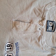 Vintage Bluesouth short sleeve henley t-shirt, brown, pre-owned