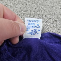 Vintage Walmart Shirt Mens Large Purple Childrens Miracle Network 90s USA Made
