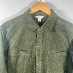 Seasalt Shirt Men’s Medium Woodland Green Ropemaker Waffle Cord RRP £79.99
