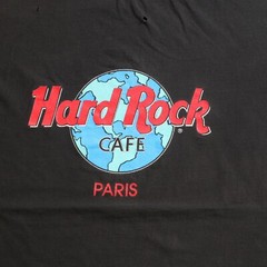 Vintage Hard Rock Cafe Paris France Shirt Men’s Large Distressed