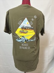 UNITED STATES MARINE CORPS Twentynine Palms Shirt Green T-Shirt Men Size Large