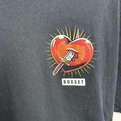 Boxset Mens Black Tee Shirt Medium Bless Your Heart Graphic Cherub Angel Biker