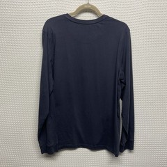 Vustra Shirt Mens XL Black Long Sleeve Henley Organic Cotton Sustainable Casual