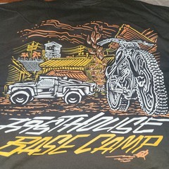 NEW W/ Tags Mens Fasthouse MTB MotoCross Double Sided T-Shirt Black Sz XL