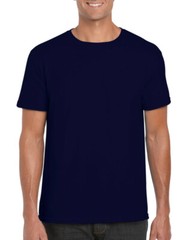 NAVY Gildan Softstyle Ringspun T-Shirt * Mens Plain Tee * Blank GD01 * Shirt