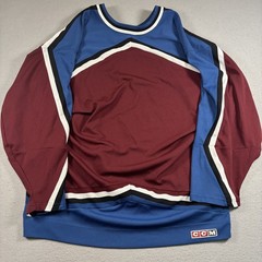 CCM Hockey Jersey Maroon Red Men’s XL Vintage Y2K