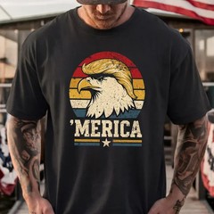 Funny Trump Eagle Shirt, Patriotic T-Shirt, 4th of July Shirt