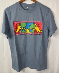 Keith Haring Men’s Graphic Tee Blue/Beige/Black Pick Size S, M, L, XL, XXL NWT