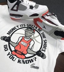 Shirt To Match Jordan 4 Bright Crimson Pale Citron – Gotta Be Shoes Shirt