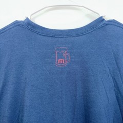 Travis Mathew Missed the Cut Men’s Medium Navy Blue Red 50/50 Blend S/S T-shirt