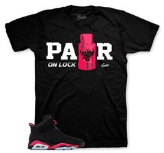 Shirt To Match Jordan 6 Infrared 2019 – Lace Lock Shirt