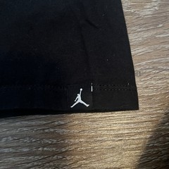 Nike Air Jordan Sz XL 1 Gold Toe Shoe Sneakers T-Shirt Size Extra Large Black