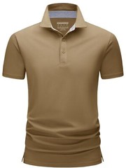 Men’s Casual Cotton Polo Shirts Short Sleeve Golf Sport Quick Dry Summer T-shirt