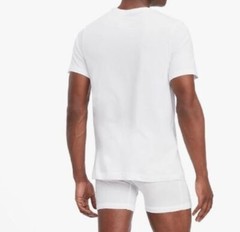 3 TOMMY HILFIGER M L XL BLACK WHITE GRAY COTTON CREW NECK T-SHIRT UNDERSHIRT