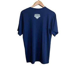 Augusta Sportswear Milwaukee Brewers Mens Navy Blue Performance T-Shirt Size M
