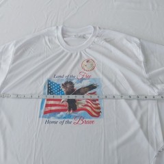 Land Of The FREE, Home Of The Brave T Shirt, SZ Large