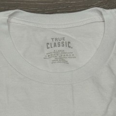 True Classic Mens Short Sleeve Shirt Longer Length Lightweight Cotton White (3)