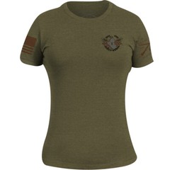 Grunt Style Women’s O.I.F. Veteran T-Shirt – Military Green