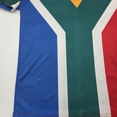 SOUTH AFRICA Flag Shirt Coat Of Arms Men’s Small Sport Vintage Jersey Full Print