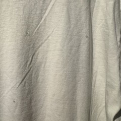 Vtg Elk CROSSING Shirt Mens Sz Large White Used Single Stitch Holes 90s