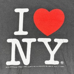 Vtg I Love NY 9/11 Tribute T-Shirt Black Men’s Large 2001 USA Flag Graphic Tee