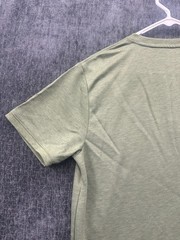 Apt. 9 Premier Flex Henley Shirt Mens Medium Green Classic Casual Short Sleeve