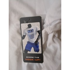 NWT AND1 Air Mail Basketball T-Size 3XL White Shimmering Blue, Score The Hook-Up