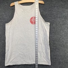 Sriracha Sauce Men’s Hotter Is Better Tank Top Sleeveless Gray L Straight Hem