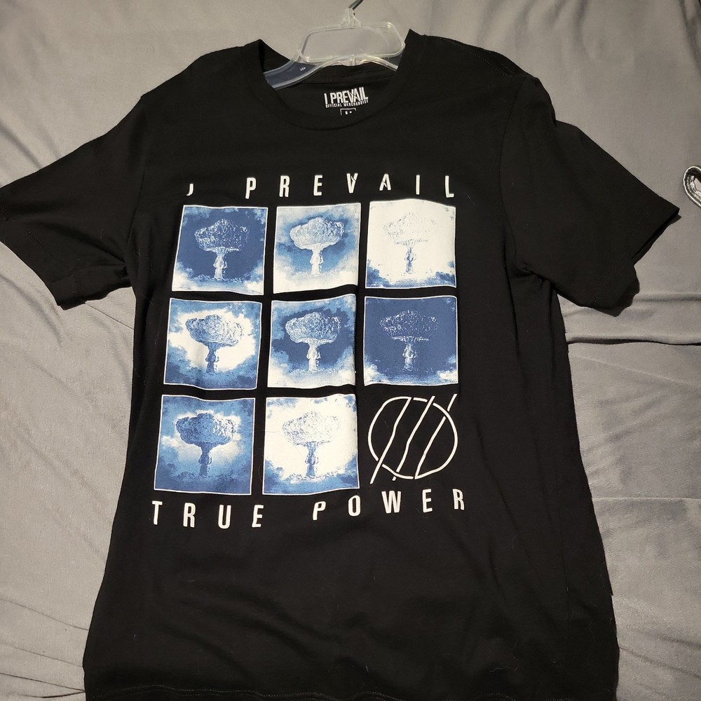 I Prevail Band True Power Cloud T-Shirt Black Size Medium Metalcore Heavy Metal