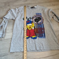 No Boundaries Turntable Technician Graphic Tee Heather Grey Long Sleeve NB41M001