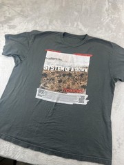 System Of A Down 2001 Toxicity Shirt Mens 2XL Gray Album Cover Graphic Band Tee