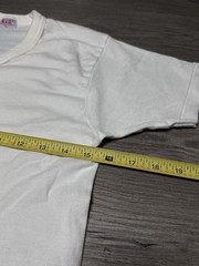 BVD T-Shirt Men’s Size Large Vintage 60s White Scoop Neck Single Stitch Tee