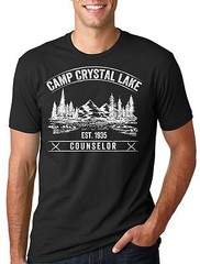 Camp Crystal lake T-shirt Counselor T-shirt Camping Camp Tee shirt