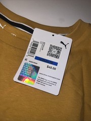 Puma BMW Motorsport Essential Logo Men’s T Shirt Gold Sz XL $40