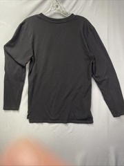 LAT Black Long Sleeve T-shirt “But first Let Me Thank God” S